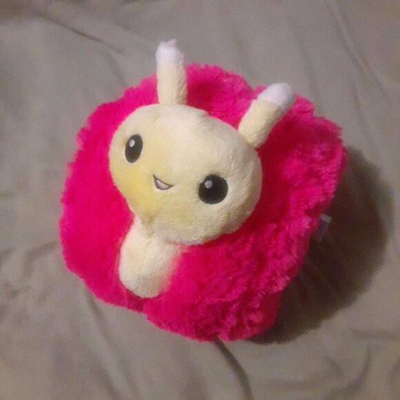 Used Squishable Mini Pink Snail Plush, No Tag, 7" tall x 10" long, June 2018 - Picture 1 of 7